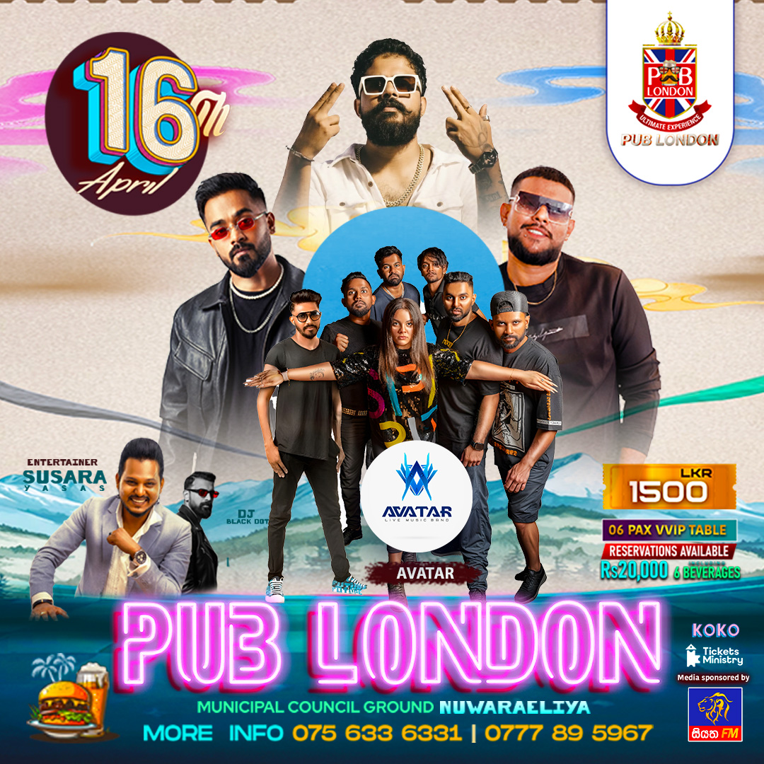 PUB LONDON NUWARA ELIYA 16TH APRIL