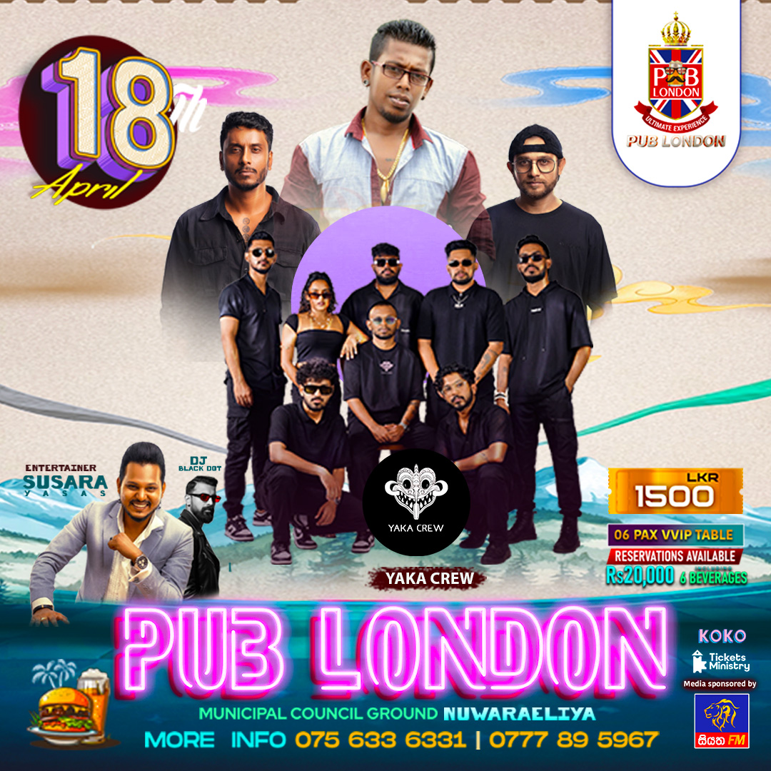 PUB LONDON NUWARA ELIYA 18TH APRIL